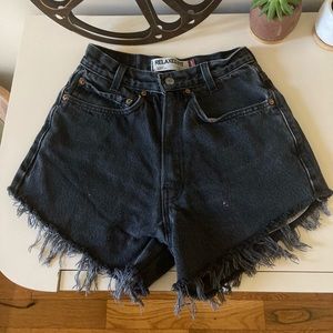 LEVI’S 505 RELAXED DENIM SHORTS (cut from jeans!) 🖤